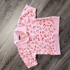 🦜 SHEIN leopard print Polo sweater 🦜